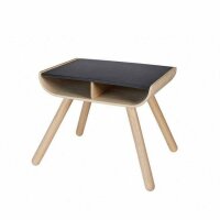 Plantoys Tisch und Stuhl Set - Schwarz Natur