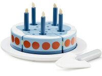 Birthday Cake Wood Blue Kids Concept