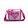 Shiny Pink Bag with Red Love Heart