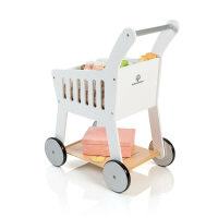 Musterkind Wooden Shopping Trolley Rubus White