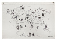 World Map in English