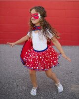 Great Pretender Kinderverkleidung-Super Hero Rock und Umhang