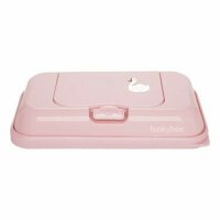 Funkybox Wet Wipe Dispenser To Go Blush Pink with Swan
