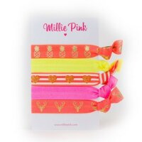 Millie Pink Elastische Haarbänder...