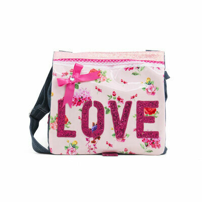 Flowery Junior Bag with Love