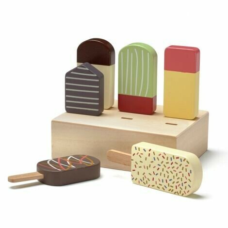 Kaufladen Eis am Stiel Set Holz Kids Concept