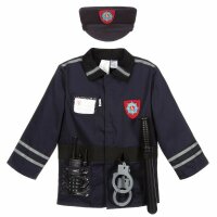 Souza for Kids Dress Up Costume Police Officer Set