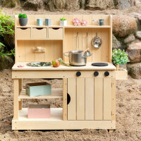 Muddy Buddy Mud Kitchen Explorer Natural