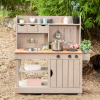 Muddy Buddy Mud Kitchen Explorer Warm Grey