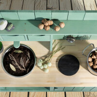 Muddy Buddy Mud Kitchen Explorer in Salvia Green