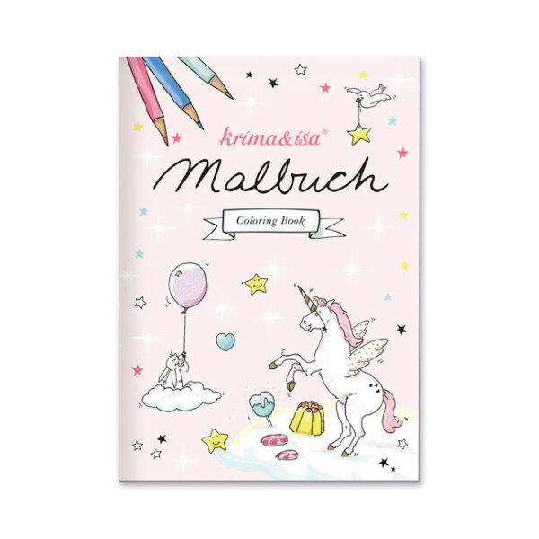 Krima und Isa Malbuch Einhorn