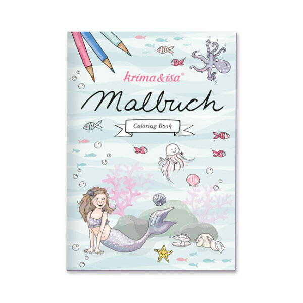 Lrima und Isa Colouring Book Mermaid