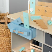 Workbench for children with accessories Fagus Musterkind