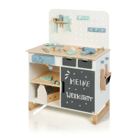 Workbench for children with accessories Fagus Musterkind