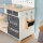 Wooden Workbench Fagus in White/ Natural