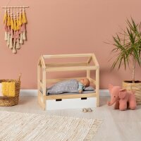 Musterkind Doll House Bed Viola Natural White