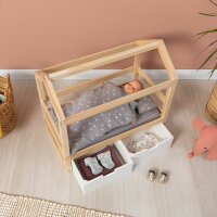 Musterkind Doll House Bed Viola Natural White