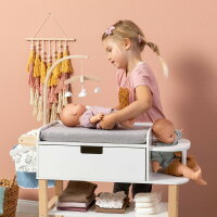 Musterkind Doll Changing Table Viola in Natural White