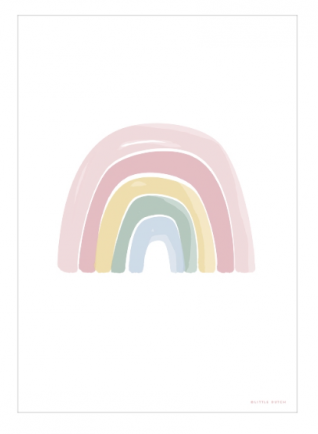 Double-Sided Poster Rainbow/ ABC Pink