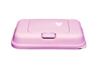 Funkybox Wet Wipe Dispenser To Go Punch Pink with Heart