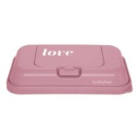 Funkybox Feuchttücherbox To Go Vintage Pink mit Love
