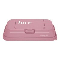 Funkybox Wet Wipe Dispenser To Go Vintage Pink with Love