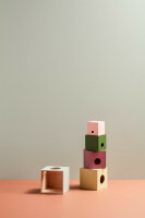 Stacking Cube Wood Kids Concept