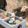 Muddy Buddy Outdoor Spieltisch und Sitzgarnitur Creator Natur Wolkengrau