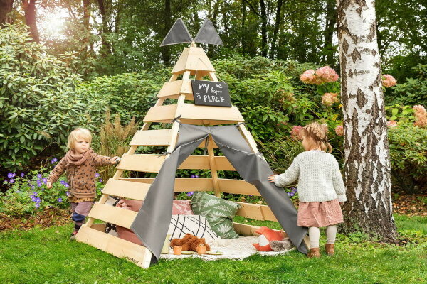 Muddy Buddy Outdoor Tipi - robustes und wetterbestndiges Zelt fr Ki,  159,95